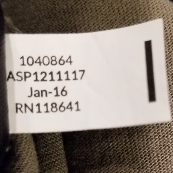 Lane Bryant Size 26/28 Olive Green Tank Top Sheer Sequins Boho Peasant - Picture 4 of 5